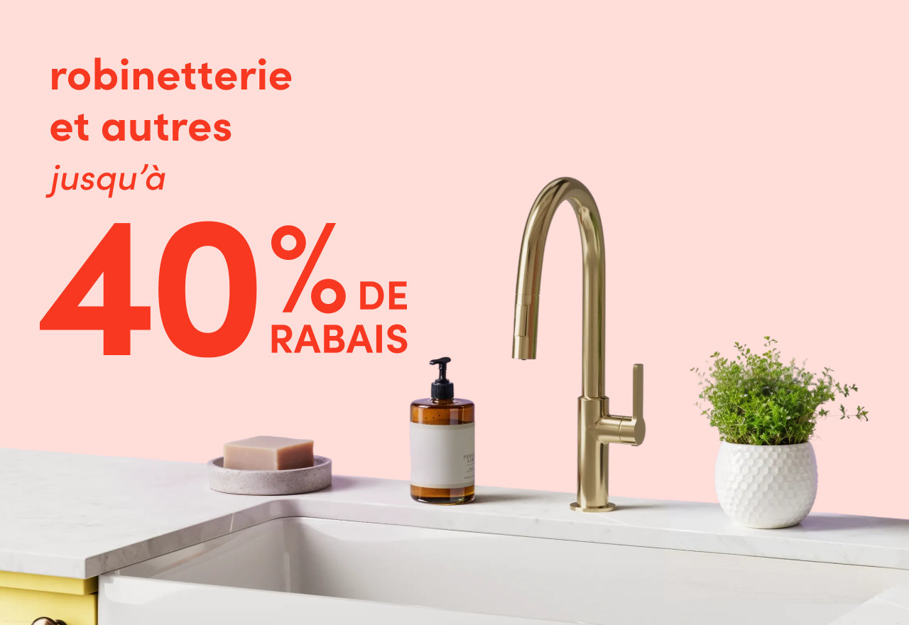 robinetterie et autres en solde