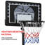 Adjustable Height Foldable 76Cm Metal Portable Basketball Hoop