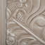 Meuble d'appoint sculpté à la main avec portes à motifs floraux en relief-1090112066