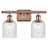 Brysin 15" W 2-Light Dimmable Metal Vanity Light with Glass Shades-848961685-848961675
