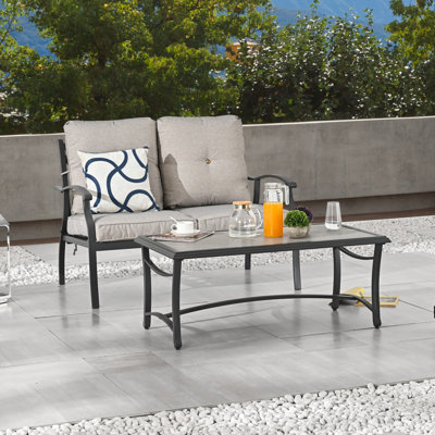 2-Piece Loveseat and Coffee Table Seating Set by Winston Porter