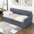 Basiliki Twin Size Upholstered Daybed with Trundle and USB Charging Design-1576478540