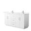 Elan TK 66" Freestanding Double Bathroom Vanity with Cultured Marble Top-1362028692-1362028698-1362028699