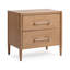 Alisen Oak Wood Nightstand