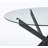 Round Dining Table with cross metal leg and tempered glass-2095775445-2103568127-2094063322