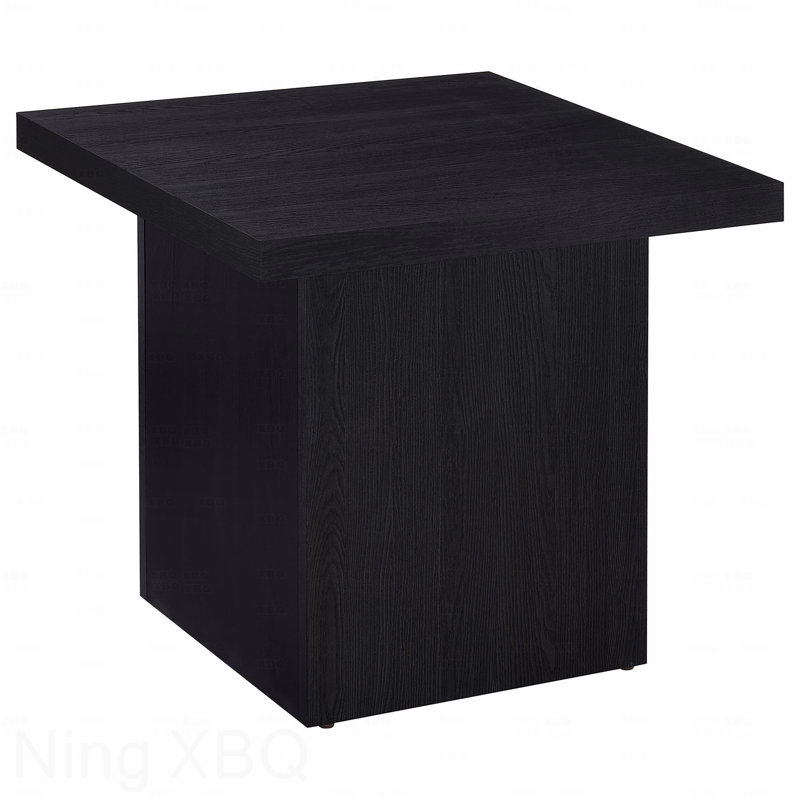 Table de bout carrée noire