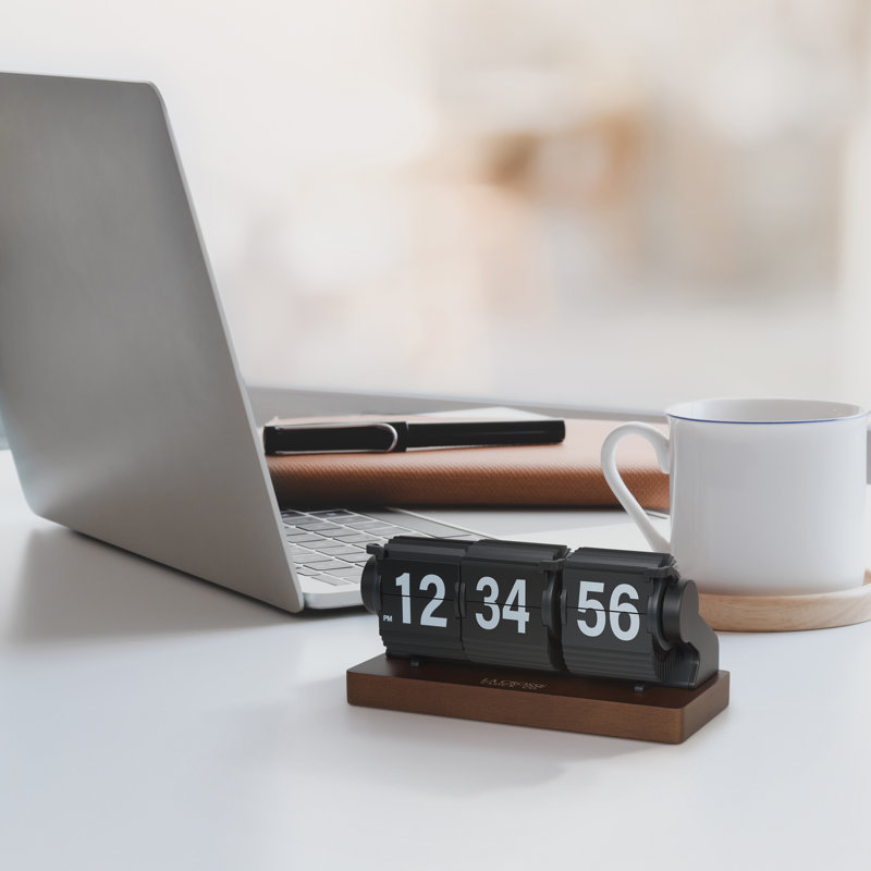 Horloge de table Rollins, Noir