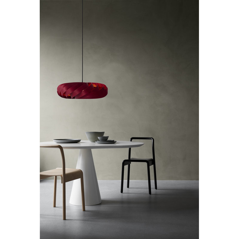 TR5 Pendant, 11.81" H x 39.37" W x 39.37" D, Red