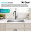 Évier de cuisine Undermount en acier inoxydable de calibre 16 KRAUS Standart PRO™-88929016