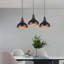 Vintage 3-Way Light Pendant for Kitchen Island - Modern Industrial Rustic Lighting by Brambly Cottage for Dining Room &  Bar-61050660