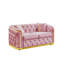 Canapé Chesterfield 62,6 pouces Mid Century Modern