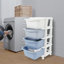 4 Drawer Storage Drawer with Wheels-1239843334