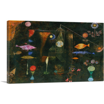 «Fish Magic 1925» par Paul Klee - reproduction d'art sur toile tendue
