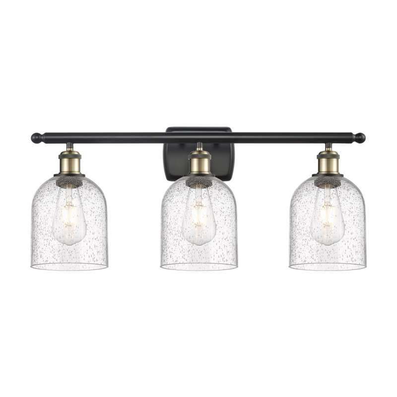 Anacaren 3 - Light Dimmable Vanity Light, Seedy, Black Antique Brass
