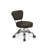 Dayton Backed Adjustable Height Ergonomic Lab Stool with Wheels-942086473