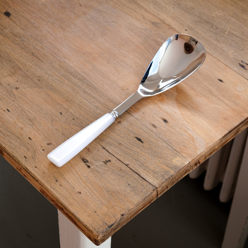 Icone Serving Spoon, White