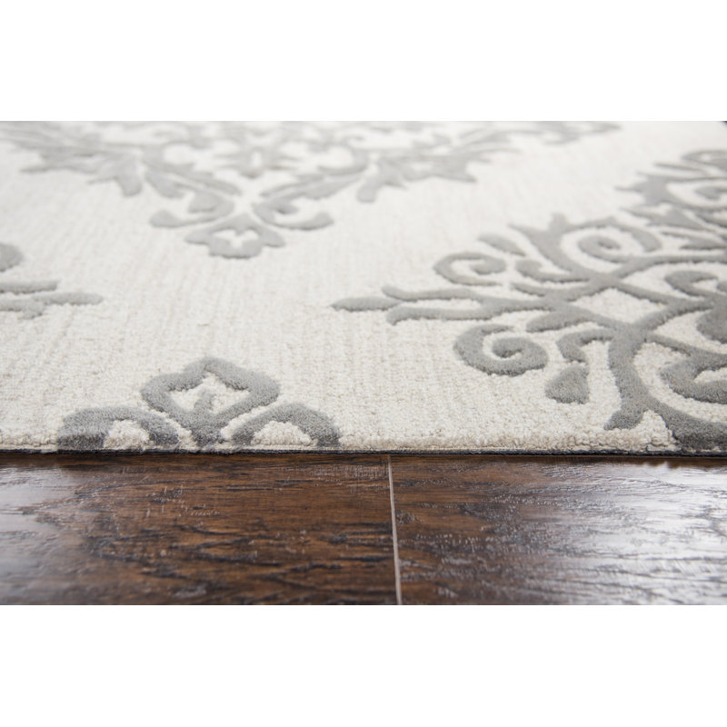 Tapis naturel touffeté à la main, Rectangle 8 pi x 10 pi