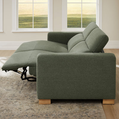 Bayne 85'' Upholstered Power Reclining Sofa With Solid Wood Legs