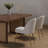 Ermine Upholstered Side Chair in Cream
