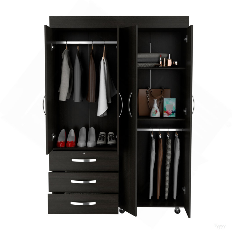 Armoire Janeiro, une armoire, tiroir caché