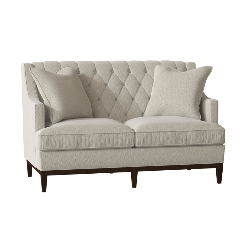 Causeuse accoudoir encastré 60" Carmel, Gris, Café