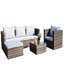 Table basse avec coussins, collection Pat
