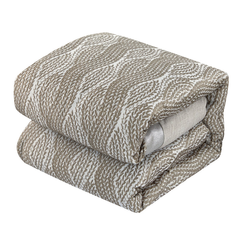 Ensemble d'édredon réversible en microfibre Aurora, Édredon de très grande taille et 6 pièces suppl