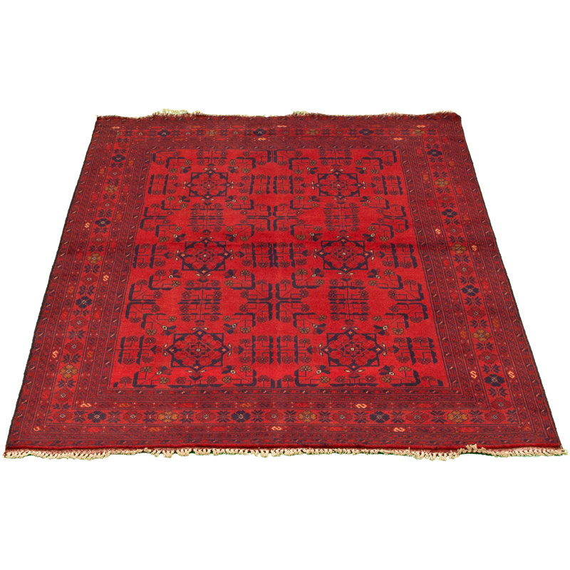 Tapis de zone en laine 5 pi x 6 pi 5 po main-of-kind-noué la 2010s esari turque Allaina