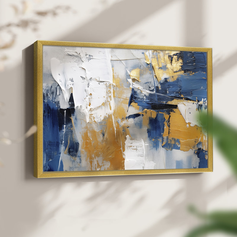 Abstract Series-CLIII -Framed Print - Restickable, 22" H x 28" W