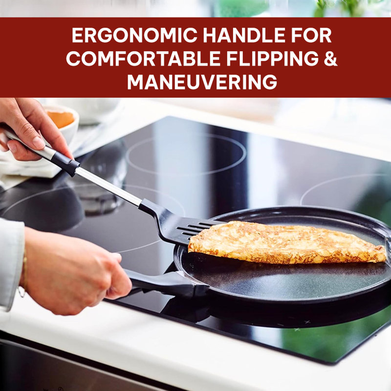 Alva Energy Black Ceramic Nonstick Griddle Pan with Stay Cool Handle