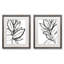 Leaf Instinct I - ensemble de 2 reproductions encadrées sur papier-1358927379