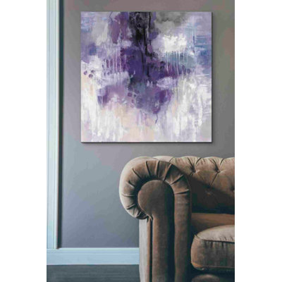 «Violet Rain» par Silvia Vassileva, art mural sur toile