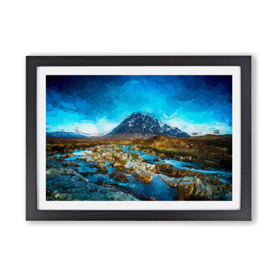 Glencoe in Scotland - Framed Print