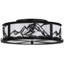 Rustic Lodge 4 - Light Flush Mount