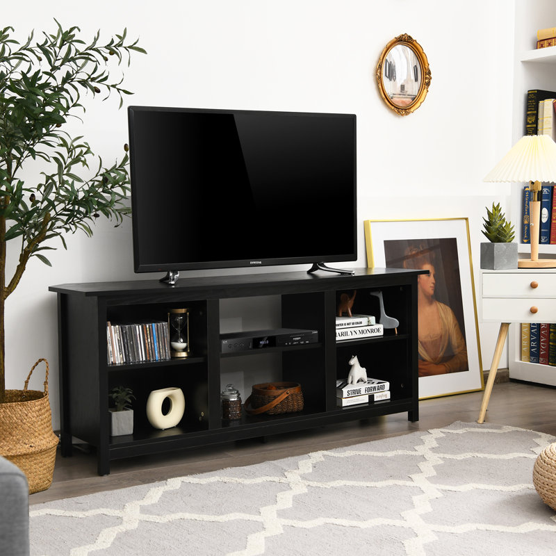 Unfinished TV Stand for TVs up to 58", Black