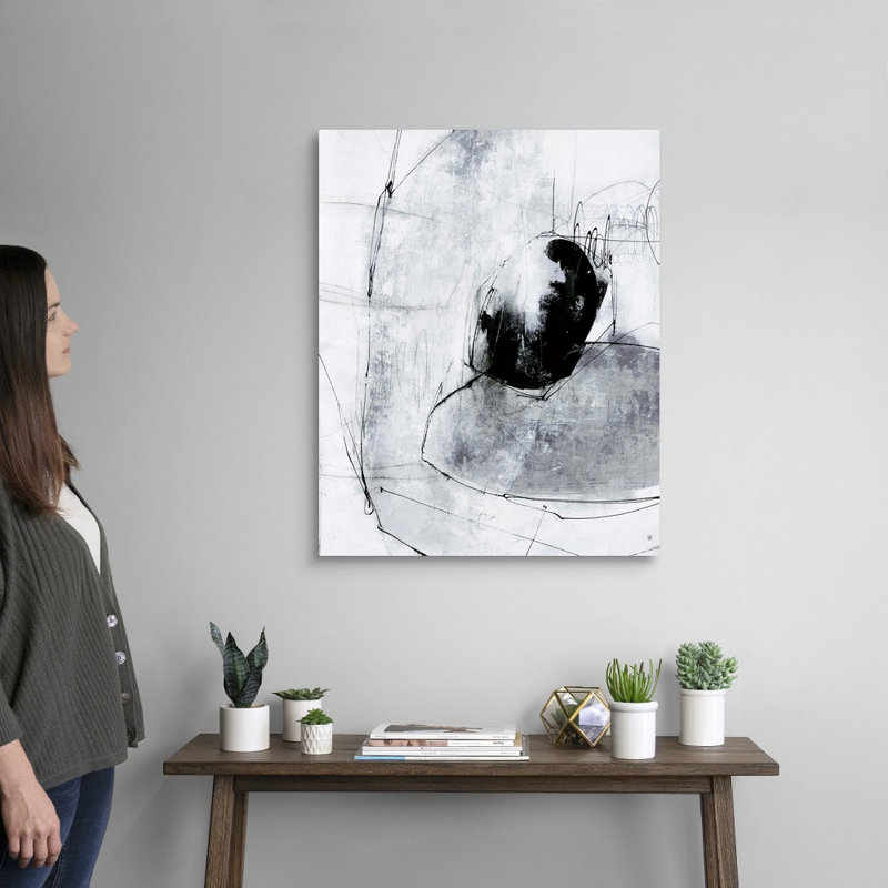 "Lignée II" par Joshua Schicker - reproduction d'art sur toile, H 30 po x l 24 po x P 1,25 po, Toile tendue