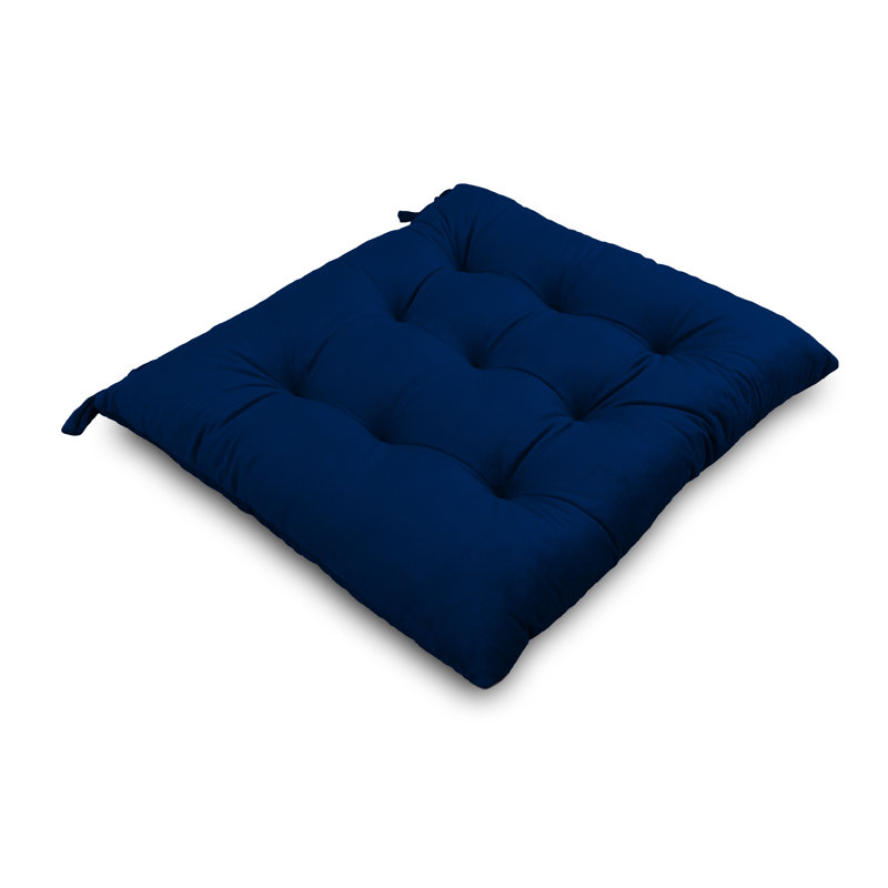 Outdoor 3'' Dining Chair Seat Cushion, Navy