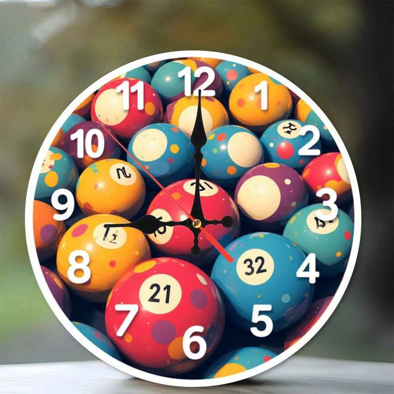 Colorful Numbered Bingo Balls Set