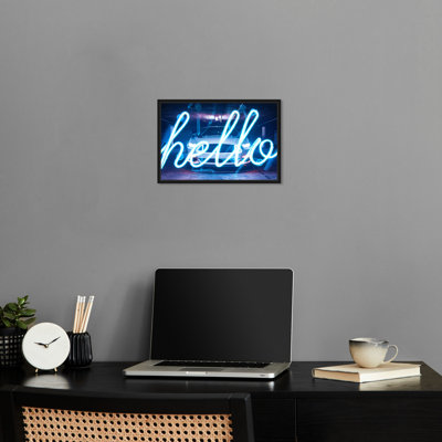 «Neon Car Lights Neon City Art Prints» par Notoriart