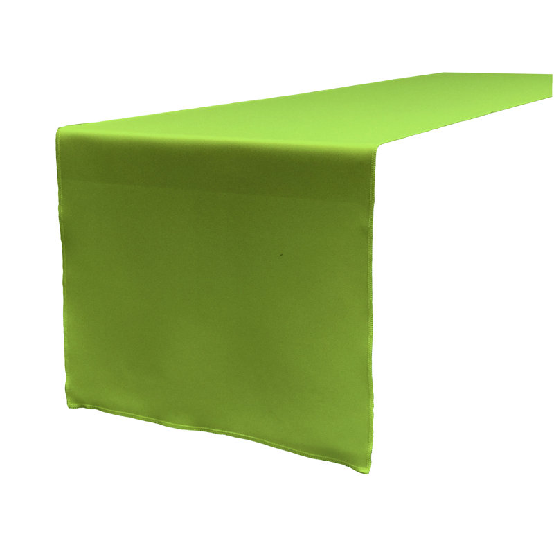 Fisher Solid Color Table Runner, Lime