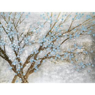 «Horizontal Blossom 07» par Hulis Mavruk - peinture sur toile sans cadre