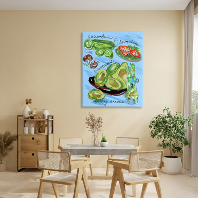 Fresh Produce Collection Canvas, design by Susan Lugar