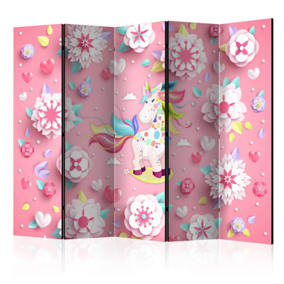 Katlyn 172cm H Folding Room Divider