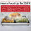 Extra Large Food Warmer For Parties | Electric Server Warming Tray, Hot Plate, With Adjustable Temperature Control (21" X 16")