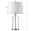 Lampe de table en chrome 25 po Coursey