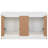 60.5" Double Bathroom Vanity With Cultured Marble Top-1979539202