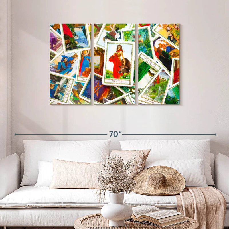Adella Reading Tarot Cards, 28" H x 45" W