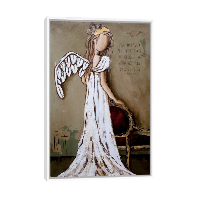 « Unleashed » par rut art Creations-impression d’art graphique, Pas de tapis, H 18 po x l 26 po x P 1,5 po