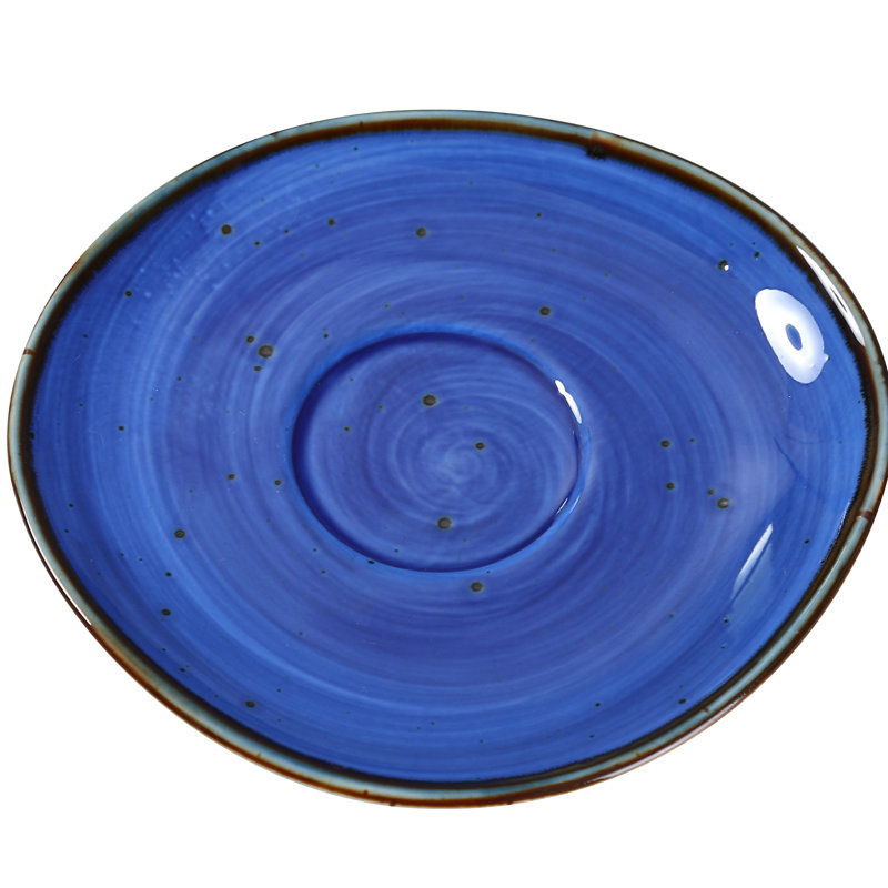 Soucoupe 6,5 po Lyon, Bleu