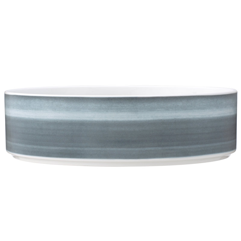 Bol de service Norstake Colorstax Ombre Stax 10 po, 67 oz, Gris anthracite